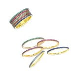 Ασημένιο Δαχτυλίδι Ολόβερο- Zircon (small)