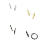 Ασημένια Σκουλαρίκια Hoops- Zircon (small)