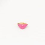 Ασημένιο Δαχτυλίδι Votsalo 1- Φούξια