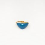 Ασημένιο Δαχτυλίδι Votsalo 1- Μπλε Midnigth