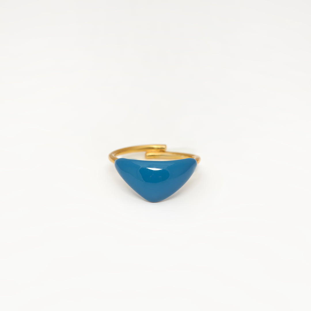 Ασημένιο Δαχτυλίδι Votsalo 1- Μπλε Midnigth