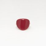 Ασημένιο Δαχτυλίδι Votsalo 3- Μπορντό