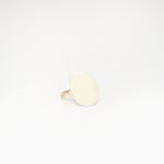 Ασημένιο Δαχτυλίδι Votsalo 5- Σμάλτο Σπασμένο Λευκό