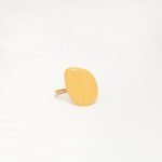 Ασημένιο Δαχτυλίδι Votsalo 5- Σμάλτο Κίτρινο