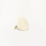 Ασημένιο Δαχτυλίδι Votsalo 8- Σμάλτο Σπασμένο Λευκό