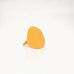 Ασημένιο Δαχτυλίδι Votsalo 8- Σμάλτο Κίτρινο