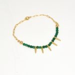 Ασημένιο Βραχιόλι Xanthi-Green