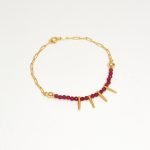 Ασημένιο Βραχιόλι Xanthi-Red