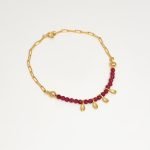 Ασημένιο Βραχιόλι Samothraki-Red