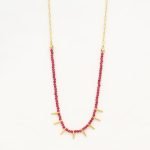 Ασημένιο Κολιέ Xanthi-Red