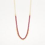 Ασημένιο Κολιέ Komotini-Red