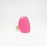 Ασημένιο Δαχτυλίδι Votsalo 6- Φούξια