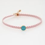 Ασημένιο Βραχιόλι Μάρτης- Sun- Σμάλτο Γαλάζιο