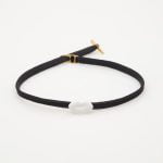 Ασημένιο Βραχιόλι Lips- Σμάλτο Λευκό