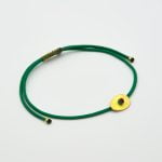Ασημένιο Βραχιόλι "ΘαΑυγό"- Σμάλτο Κίτρινο