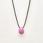 Ασημένιο Κολιέ Egg- Σμάλτο Spring Crocus