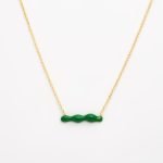 Ασημένιο Κολιέ Wave- Σμάλτο Andean Toucan