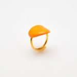 Ασημένιο Δαχτυλίδι Votsalo 03- Σμάλτο Iced Mango