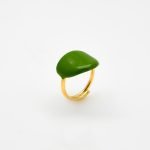 Ασημένιο Δαχτυλίδι Votsalo 03- Σμάλτο Titanite