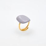 Ασημένιο Δαχτυλίδι Votsalo 05- Σμάλτο Oyster Mushroom