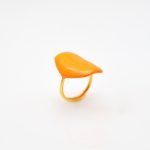 Ασημένιο Δαχτυλίδι Votsalo 06- Σμάλτο Iced Mango