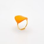 Ασημένιο Δαχτυλίδι Votsalo 08- Σμάλτο Iced Mango