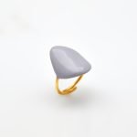 Ασημένιο Δαχτυλίδι Votsalo 08- Σμάλτο Oyster Mushroom