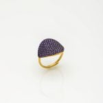 Ασημένιο Δαχτυλίδι Elegant-8 Purple