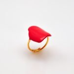 Ασημένιο Δαχτυλίδι Votsalo 12- Σμάλτο Cherry Tomato