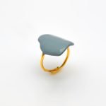 Ασημένιο Δαχτυλίδι Votsalo 12- Σμάλτο Oyster Mushroom