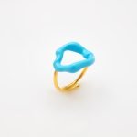 Ασημένιο Δαχτυλίδι Cloud- Σμάλτο Airy Blue