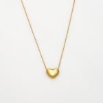 Ασημένιο Κολιέ "Kardia mou" - Gold