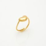 Ασημένιο Δαχτυλίδι "Kardia mou" - Gold