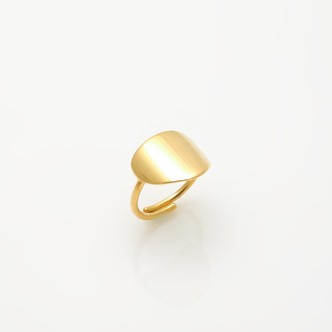 Ασημένιο Δαχτυλίδι Votsalo- 03 Gold