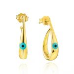 Ασημένιο Σκουλαρίκι Wish Luck Hoop