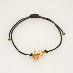 Γούρι Βραχιόλι Why Not- Gold Garlic