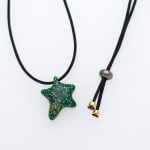 Ασημένιο Κολιέ Star Σμλάτο Glitter- Κυπαρισσί