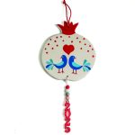 Κεραμικό Ρόδι (φλατ)- Γούρι 2025-02