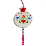 Κεραμικό Ρόδι (φλατ)- Γούρι 2025-03