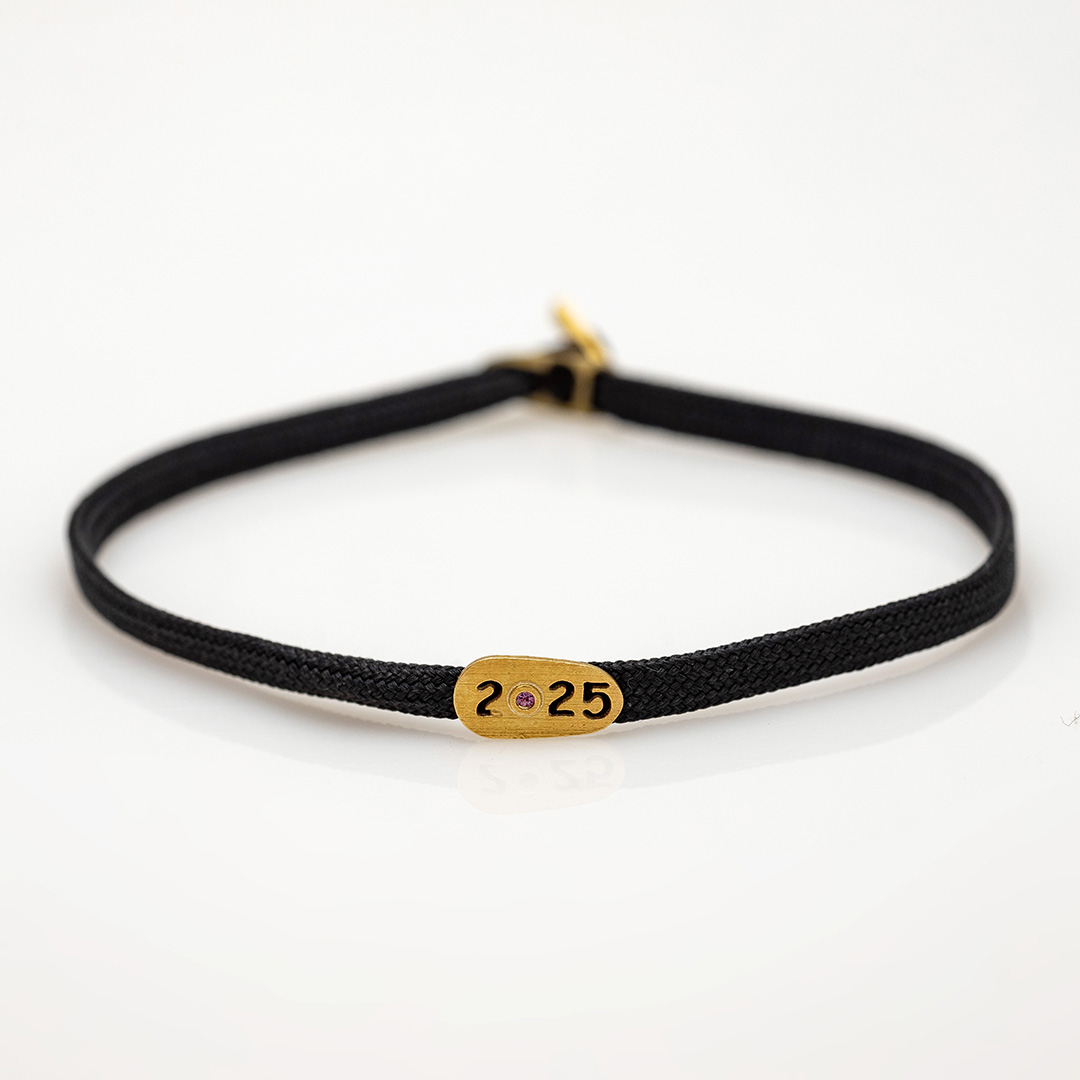 Ασημένιο Γούρι Βραχιόλι 2025