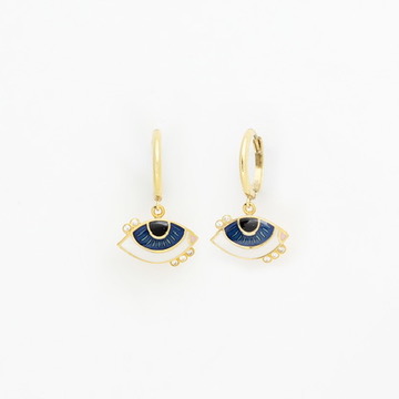 "Icon Eye" Elegant Σκουλαρίκια Ασήμι 925