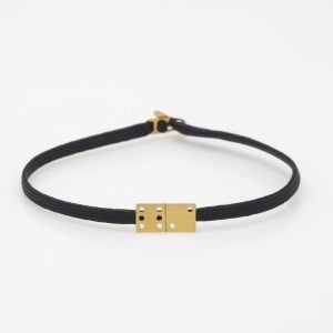 "Domino" Ασημένιο Γούρι Βραχιόλι 2026