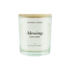 Dark Amber Φυτικό αρωματικό κερί με καπάκι 200gr