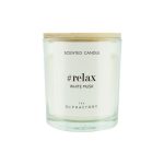 White Musk Φυτικό αρωματικό κερί με καπάκι 200gr