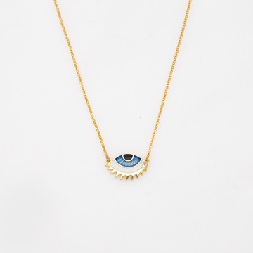 "Icon Eye" Hard Κολίε Ασήμι 925