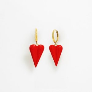 "Candy Heart" Σκουλαρίκια Ασήμι 925