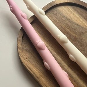 "Strawberry Easter Candle"