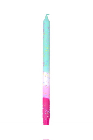 "Strawberry Matca Long Confetti" Easter Candle