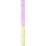 "Pink/ Yellow Long Confetti" Easter Candle